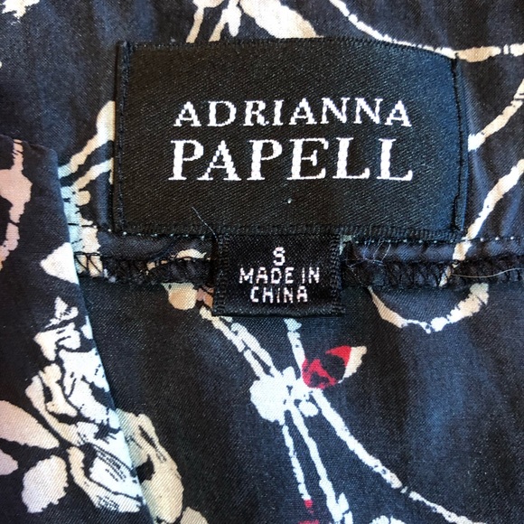 Adrianna Papell Silk Tunic S - Picture 5 of 7